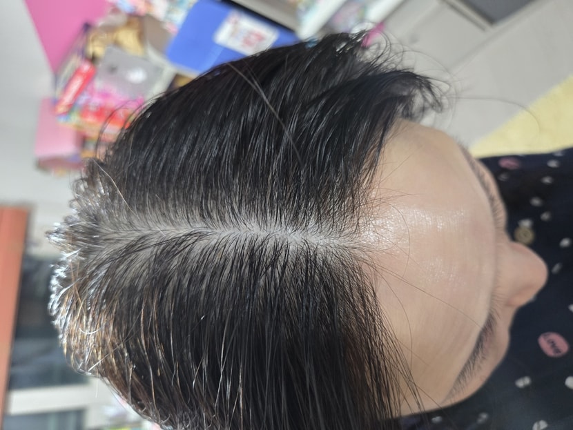 사용후 건조 전