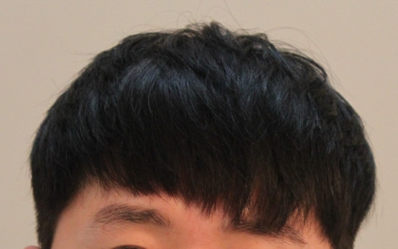 세달 지나고 앞머리 내려봤습니다.