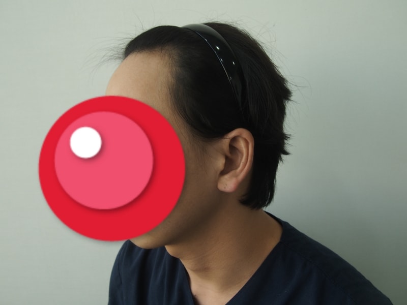 남자 헤어라인 (구레나룻+측면)