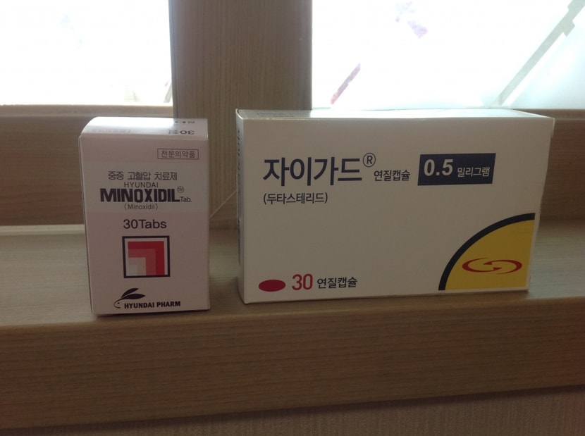 자이가드, 미녹시딜정