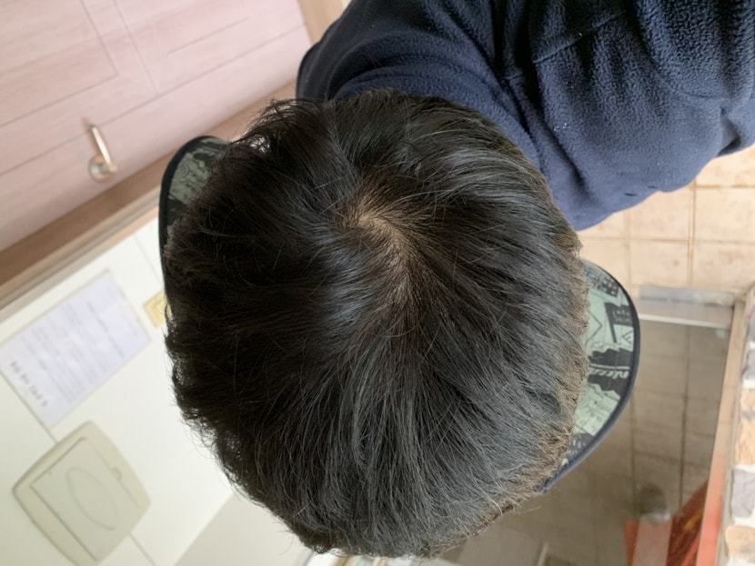 아주 잘만진 머리 바람맞기전 