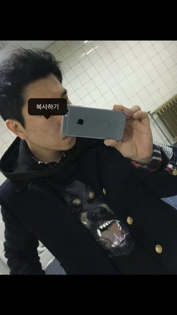 머리왁스로 만졌을때 