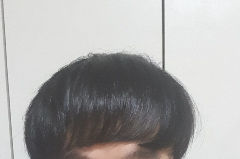 현재 앞머리