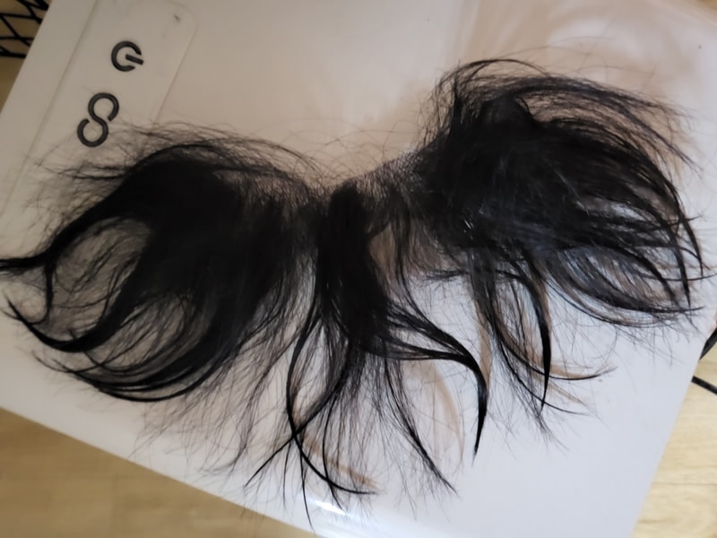 The wig is so annoying