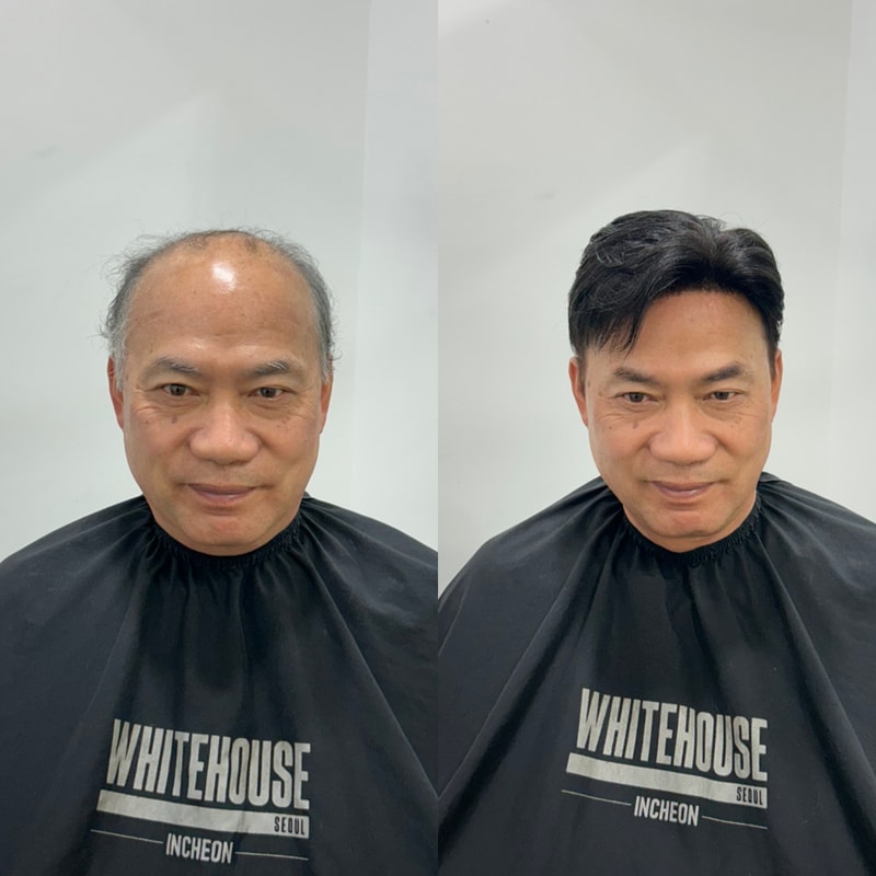 [60多岁gail style假发优惠10%] 自然立体感 + 适用皮肤混合的白色住宅仁川直营店
