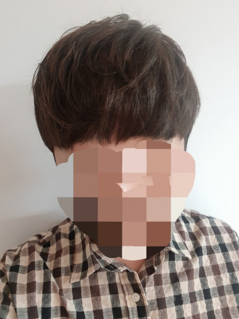 3개월만에 스타일 질려서 펌하구 염색했어요 ㅋㅋ