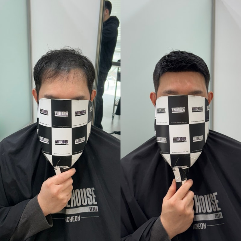 짧은 가발 이렇게까지 자연스러울 수 있나요 화이트하우스인천