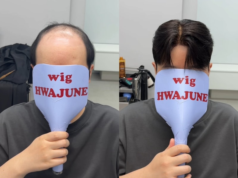 [WIG] 花俊 千户店 30多岁 男士定制假发发缝 款式
