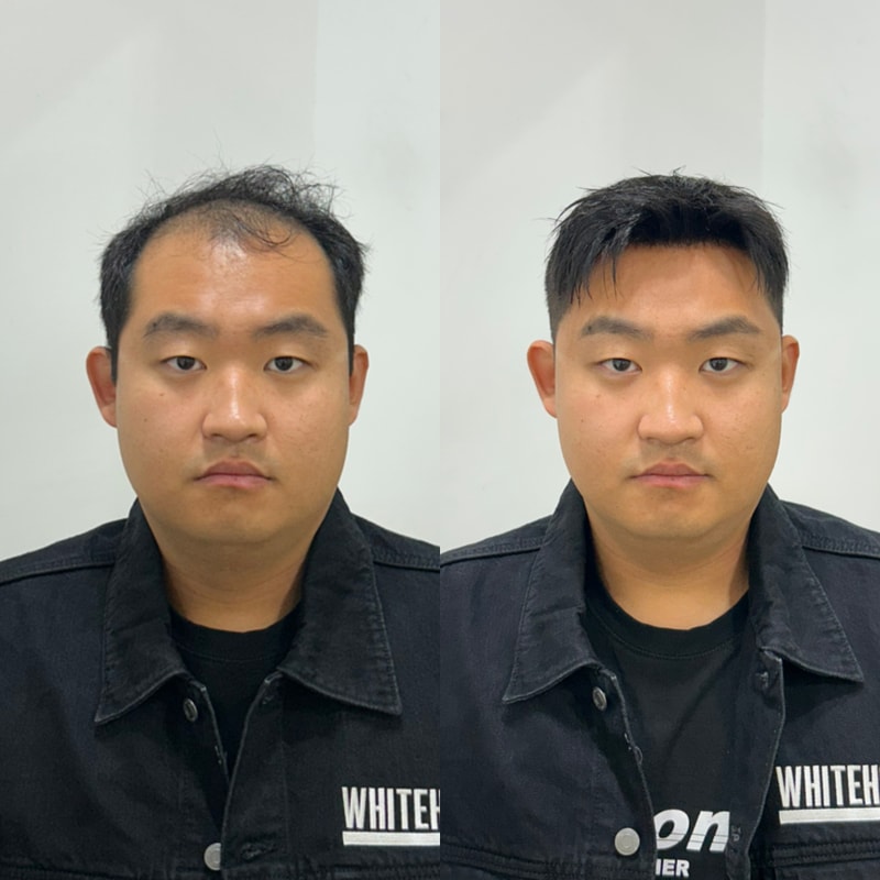     파일컷 가발은 질감 표현이 가장 중요합니다 화이트하우스인천