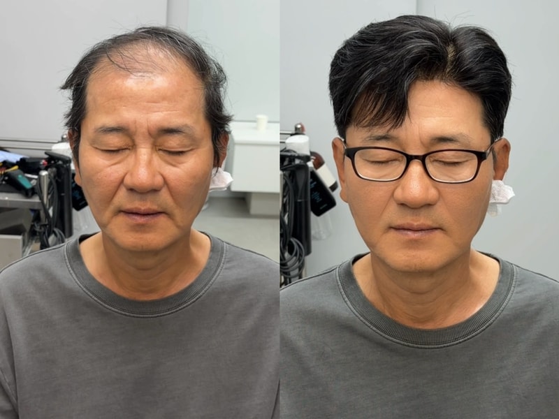 위그화준 천호점 혼주가발 스타일