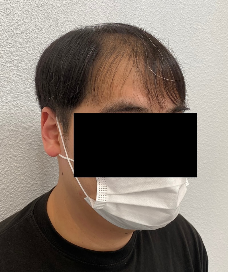 시스루펌스타일? 로 해보았습니다..
