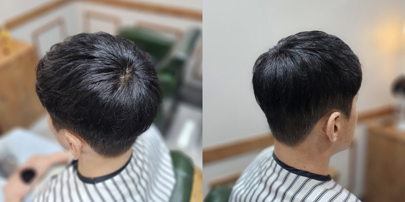 크롭컷 볼륨펌 가발닷컴 부평본점 시술사진